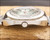 New Old Stock NOS Osman automatic vintage watch, green dial, faceted crystal
