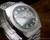 New Old Stock NOS Osman automatic vintage watch, green dial, faceted crystal