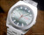 New Old Stock NOS Osman automatic vintage watch, green dial, faceted crystal