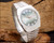 New Old Stock NOS Osman automatic vintage watch, green dial, faceted crystal