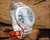 New Old Stock NOS Osman automatic vintage watch, blue dial, 25 Jewels