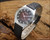 New Old Stock NOS Tecnal rare Durowe Geerman mvt. automatic vintage watch, burgundy