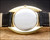 Stainless steel caseback of the vintage Titus Swiss watch, with Swiss Made engraving and case number 7641.