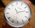 Vintage Tissot Stylist Swiss mechanical watch with silver sunburst dial, applied silver-tone hour markers, brushed stainless steel case and brown Italian leather strap.