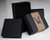 Vintage black cardboard watch box