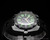 vintage diver's scuba Kiple mechanical watch, black and green, Swiss made Lorsa P75