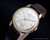 Swiss made Luber very rare automatic vintage watch, AS 1590 movement, rose gold plated, very rare dial, beautiful!
