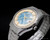New Old Stock Vanroy mechanical mother of pearl blue dial (4)