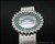 NOS Fonds mechanical Cocktail jewelry watch, 925 Silver Art Decó Design