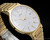 New Old Stock Mido quartz vintage gold plated, very elegant
