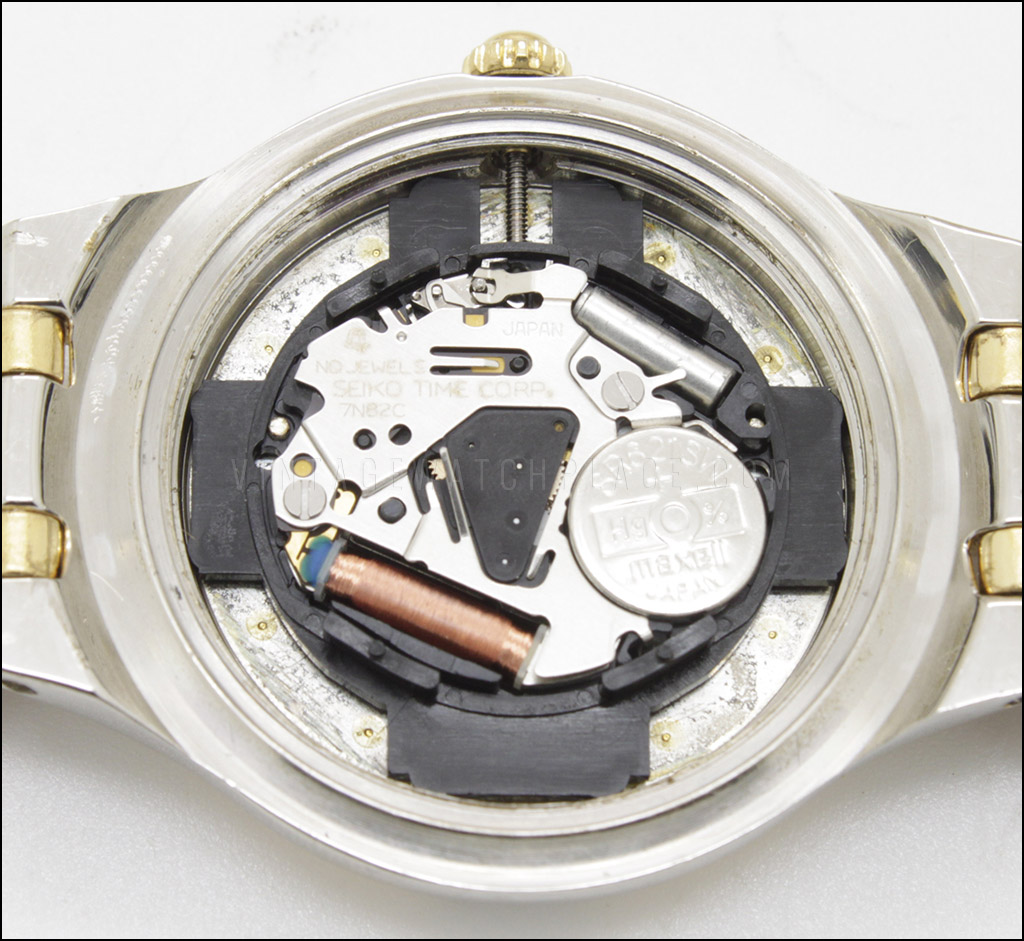 Ladies SEIKO SQ50 7N82-0400 vintage quartz watch NOS New Old Stock dress  watch