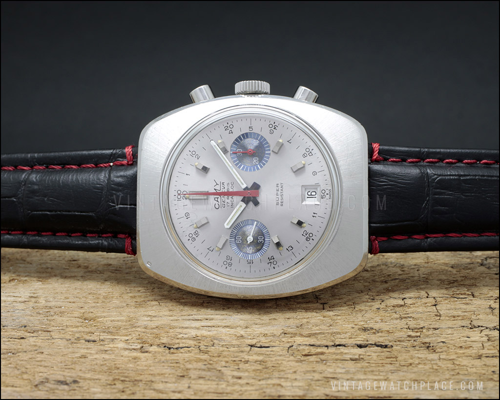 Swiss made Camy Chronograph mechanical vintage watch