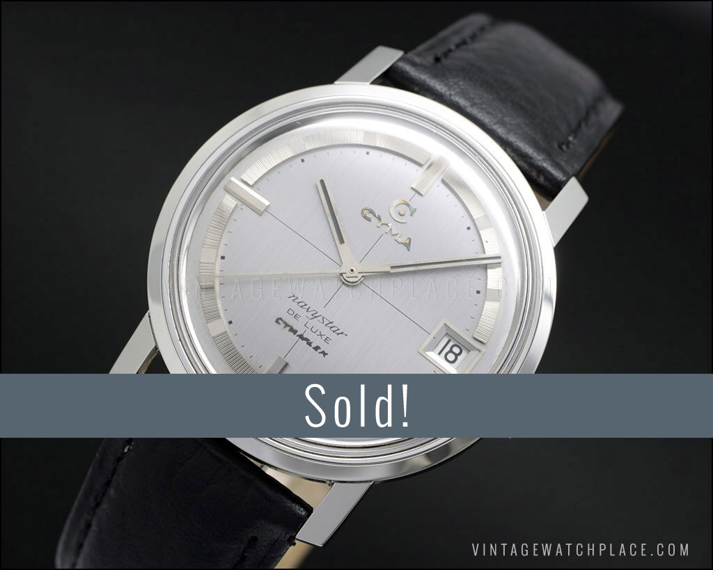 Swiss made Cyma Navystar De Luxe Dress mechanical vintage