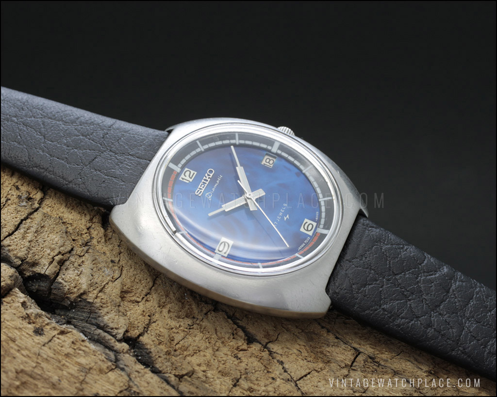 Seiko Diamatic automatic vintage watch, very rare, Seiko 7005 movement, All  stainless steel.