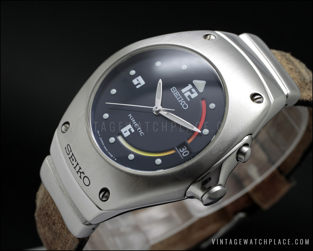 Seiko Kinetic Arctura 5M42-0E39 Silver Watch | ubicaciondepersonas.cdmx ...