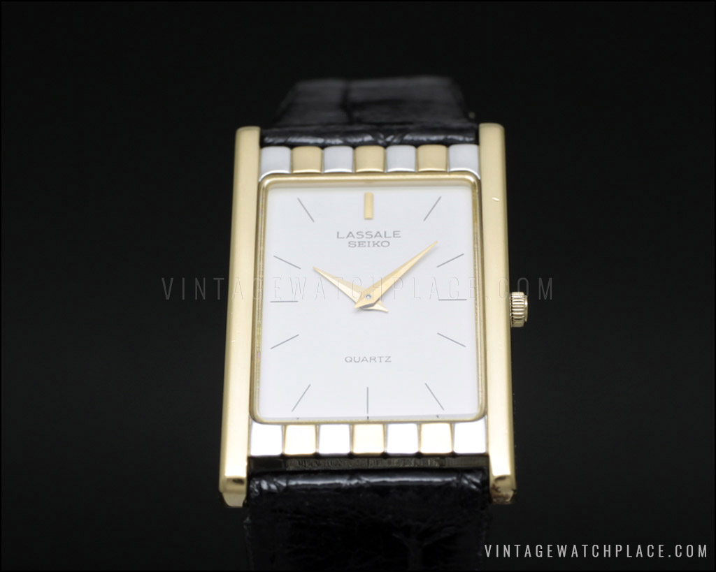 New Old Stock Ladies Seiko Lassale vintage watch, ultra slim, only 4  millimeters, very rare model 5A50-5019.