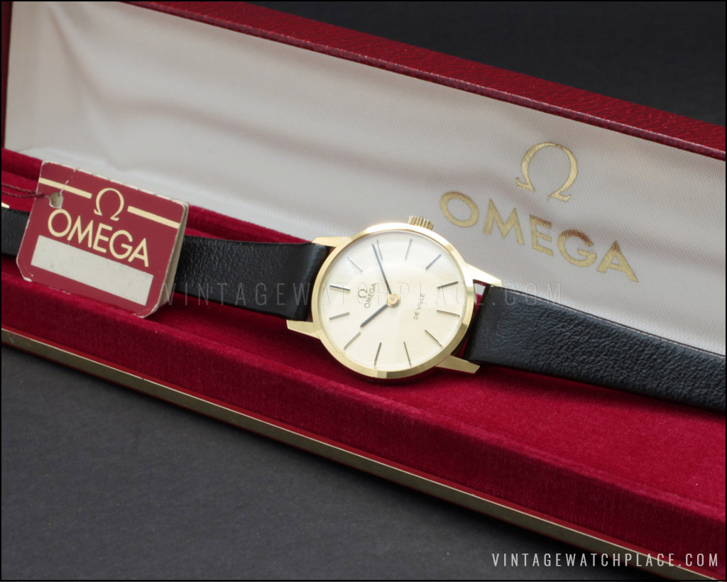 New Old Stock Omega De Ville Ba 511.0544, 18K solid yellow gold