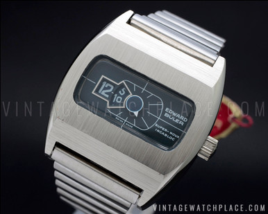 New Old Stock Buler Super-Nova jump hour watch, strong vintage ...