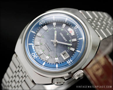 New Old Stock Orient Diver Compressor style automatic vintage watch for ...