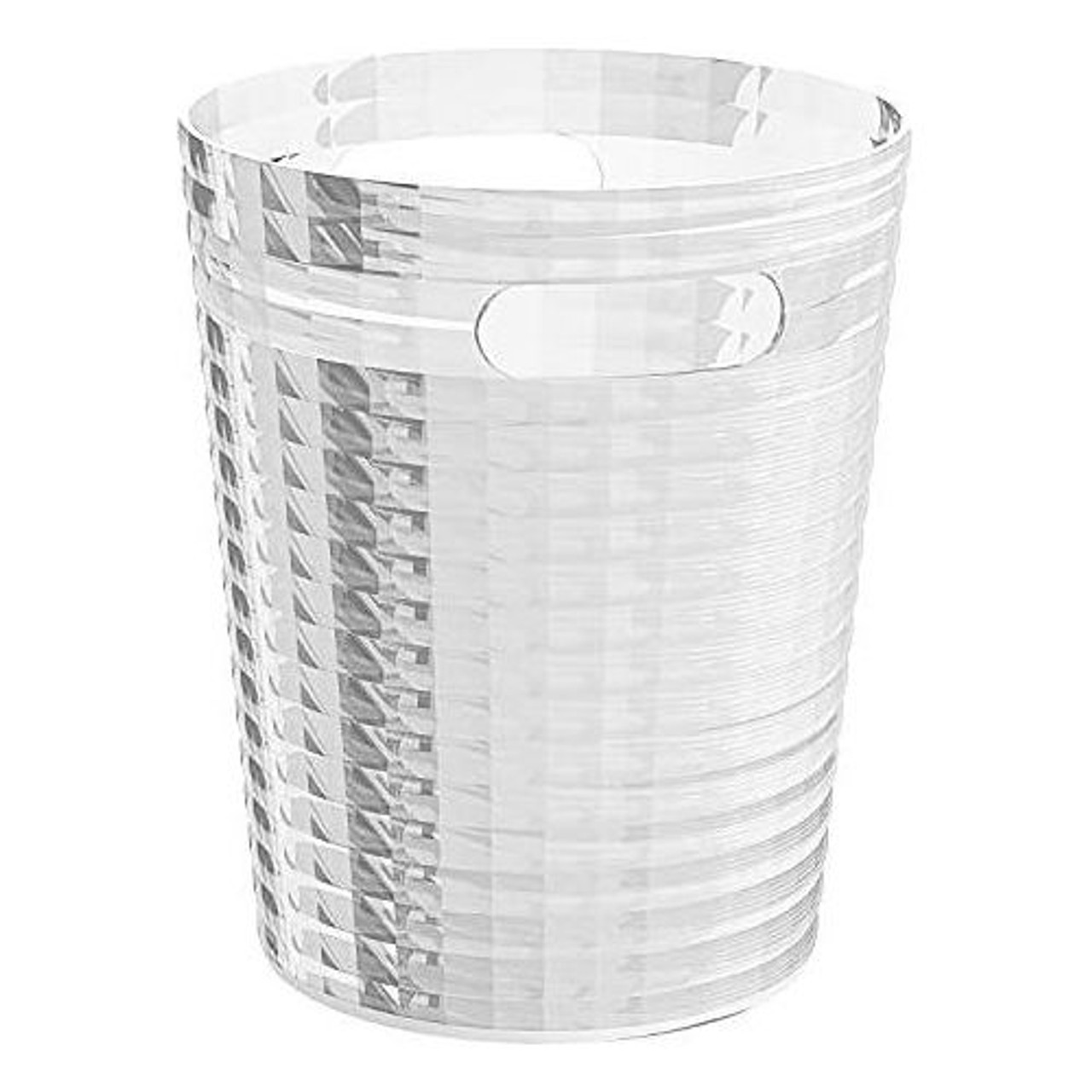 Gedy Wastepaper Basket Poubelle Glady Silver Incolore Aluminium Transparent  Res 0000GL090000900 