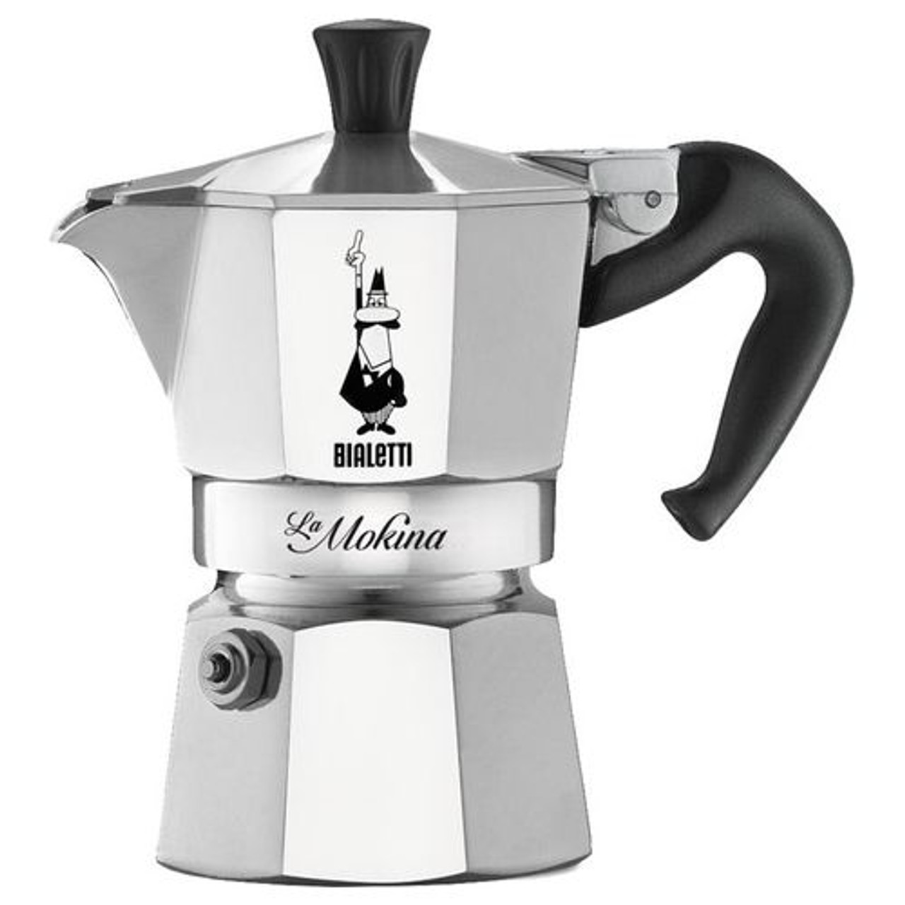 Bialetti 0002380 machine à café manuelle Cafetière à moka 0,4 L Acier  inoxydable 8006363029216 