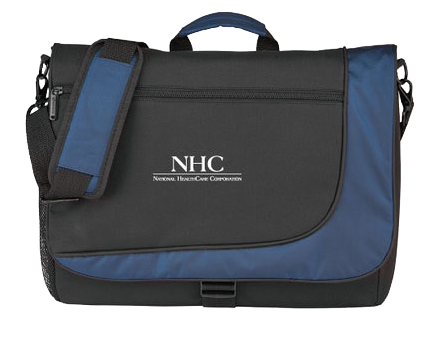 Portfolio Computer Bag - Black/Navy ($1.00 credit)