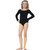 CHILDRENS BODYSUIT BLK 7-10