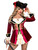 Captivating Captain Pirate Costume XLarge