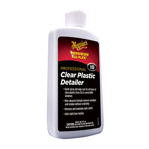 Meguiar's #18 Mirror Glaze Clear Plastic Detailer - 8oz Meguiar's #18 Mirror Glaze Clear Plastic Detailer - 8oz