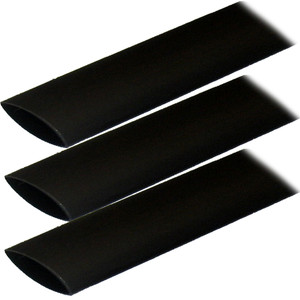 Ancor Adhesive Lined Heat Shrink Tubing (ALT) - 1" x 3" - 3-Pack - Black Ancor Adhesive Lined Heat Shrink Tubing (ALT) - 1" x 3" - 3-Pack - Black