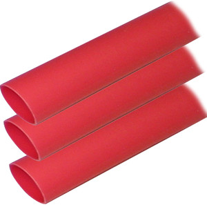 Ancor Adhesive Lined Heat Shrink Tubing (ALT) - 1" x 12" - 3-Pack - Red Ancor Adhesive Lined Heat Shrink Tubing (ALT) - 1" x 12" - 3-Pack - Red