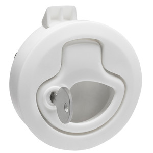 Whitecap Boat Handle Stainless Steel/White Nylon Locking - 1/4 Turn Compression Whitecap Boat Handle Stainless Steel/White Nylon Locking - 1/4 Turn Compression