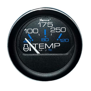 Faria Coral 2" Water Temperature Gauge (100 - 250°F) Faria Coral 2" Water Temperature Gauge (100 - 250°F)