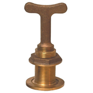 GROCO Garboard Drain w/Inside T-Handle Plug GROCO Garboard Drain w/Inside T-Handle Plug