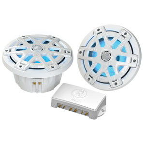 Poly-Planar MA-OC6 6.5" 480 Watt Waterproof Blue LED Speaker - White Poly-Planar MA-OC6 6.5" 480 Watt Waterproof Blue LED Speaker - White