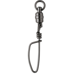 VMC BSHBTSS Black Stainless Steel Heavy-Duty Ball Bearing Tournament Snap Swivel #5 - 240lb *2-Pack VMC BSHBTSS Black Stainless Steel Heavy-Duty Ball Bearing Tournament Snap Swivel #5 - 240lb *2-Pack