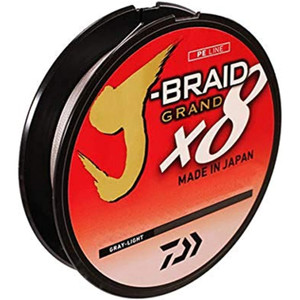 Daiwa J-Braid Grand 8X 300YDS Gray Light Daiwa J-Braid Grand 8X 300YDS Gray Light