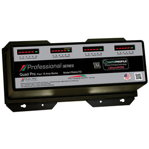 Dual Pro Battery Charger Auto 15a - 4-bank Lithium/agm -PS4AUTO Ps4 Dual Pro Battery Charger Auto 15a - 4-bank Lithium/agm -PS4AUTO Ps4