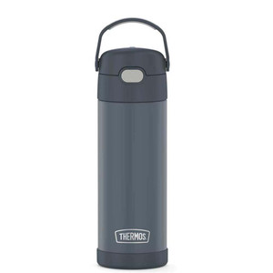 Thermos F41101SL6 16 Ounce Funtainer Vacuum-Insulated Stainless Steel Bottle with Spout (Stone Slate) Thermos F41101SL6 16 Ounce Funtainer Vacuum-Insulated Stainless Steel Bottle with Spout (Stone Slate)