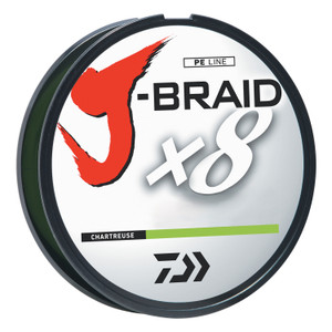 Daiwa J-Braid Chartreuse Fishing Line 330 Yards 20lb Test Daiwa J-Braid Chartreuse Fishing Line 330 Yards 20lb Test