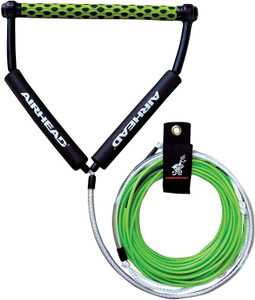 Ski Rope Airhead Dyneema Flat Line Wakeboard Rope, 4 Sections, 70-Feet, Green Ski Rope Airhead Dyneema Flat Line Wakeboard Rope, 4 Sections, 70-Feet, Green