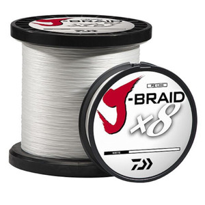 Daiwa J-Braid Fishing Line - 50 Lb Test 330 Yards - White Daiwa J-Braid Fishing Line - 50 Lb Test 330 Yards - White