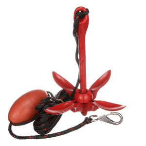 Attwood 3.5lb Grapnel Anchor System 11969-4 Attwood 3.5lb Grapnel Anchor System 11969-4