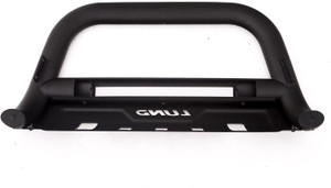 Bull Bar Fits Toyota Lund Black Bull Bar with Integrated LED Light Bar Bull Bar Fits Toyota Lund Black Bull Bar with Integrated LED Light Bar