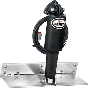 Lenco 4" x 12" Limited Space Trim Tab Kit w/o Switch Kit 12V - Electro-Polished - Short Actuator Lenco 4" x 12" Limited Space Trim Tab Kit w/o Switch Kit 12V - Electro-Polished - Short Actuator