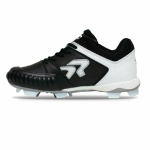 Ringor Flite Softball Cleat With Pitching Toe Molded Women's Softball- Black Ringor Flite Softball Cleat With Pitching Toe Molded Women's Softball- Black