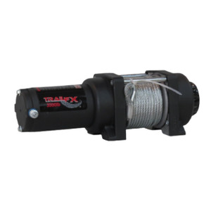 TrailFX W35B ATV/UTV Mounted Winch 250A 3500 Lb Cap Steel Cable 4-Way Roller TrailFX W35B ATV/UTV Mounted Winch 250A 3500 Lb Cap Steel Cable 4-Way Roller