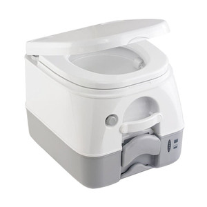 Dometic 974 Portable Toilet w/Mounting Brackets -2.6 Gallon - Grey Dometic 974 Portable Toilet w/Mounting Brackets -2.6 Gallon - Grey