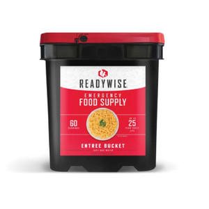 ReadyWise Entree Survival/Emergency Food Black Bucket 60 Servings ReadyWise Entree Survival/Emergency Food Black Bucket 60 Servings