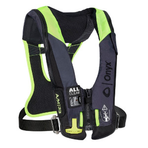 Onyx Impulse Life Vest PFD A/M-33 All Clear with Harness Auto/Manual Onyx Impulse Life Vest PFD A/M-33 All Clear with Harness Auto/Manual